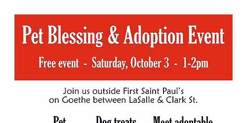 FSP & PAWS Chicago Pet Blessing & Adoption Event