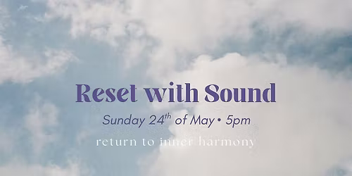 Reset with Sound