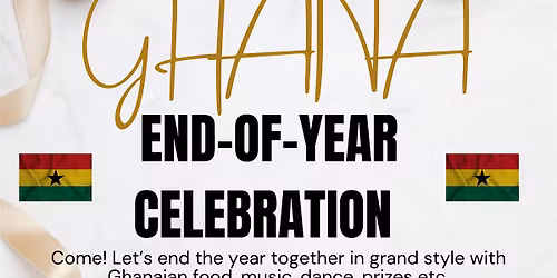 END OF YEAR CELEBRATION by the Ghanaian Community in Victoria