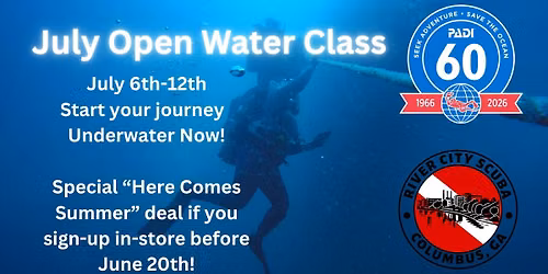 July Open Water Class
