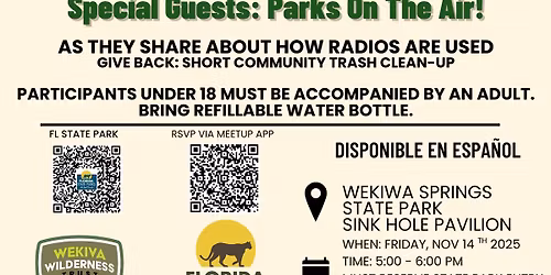 Wekiwa Springs State Park Junior Ranger Club