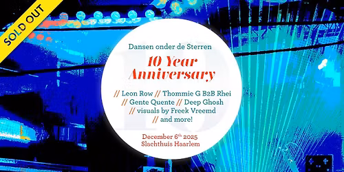 Dansen onder de Sterren - 10 Year Anniversary
