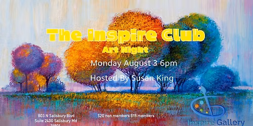 The Inspire Club Art Night