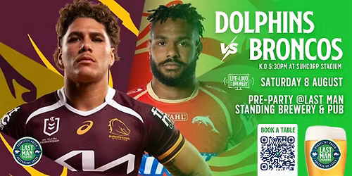 Dolphins vs Broncos: Game day pints @ Last Man Standing