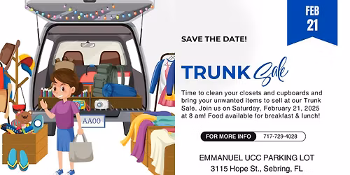 Emmanuel UCC Trunk Sale