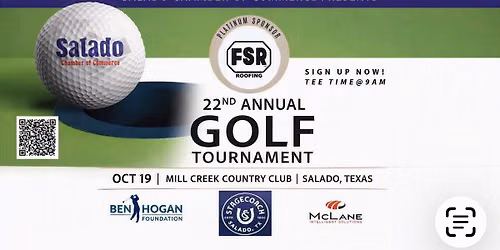 22nd Annual Salado Chamber  Golf Tournament