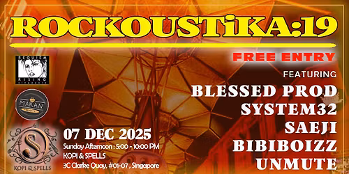 ROCKOUSTIKA 19 : 07 DECEMBER 2025