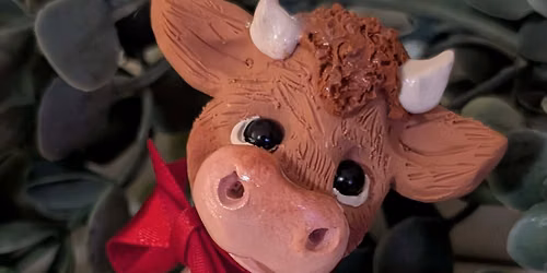 Cow Polymer Clay Class