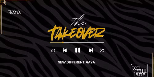 The \u0928AYA Takeover - Bollywood Night | Thursday 30th April | 11PM - 4AM | Ten Mill Lane, Cardiff