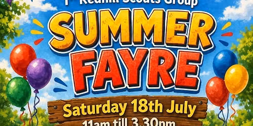 1st Redhill Scout Group Summer Fayre 