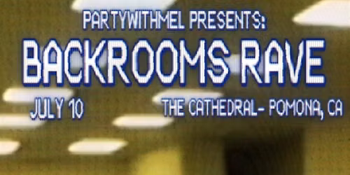 PARTYWITHMEL\u00a0presents: BACKROOMS RAVE