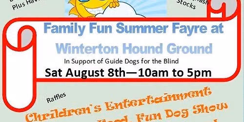 Family Summer Fayre and Fun Dog Show