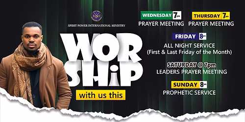 PROPHETIC ALL-NIGHT SERVICE