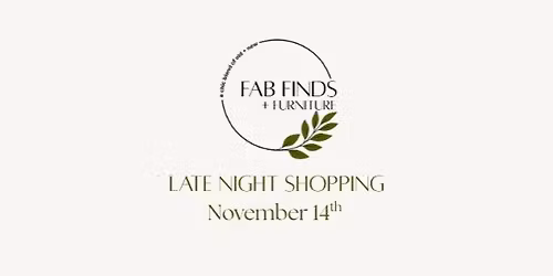 LATE NIGHT SHOPPING - NOVEMBER DATE \ud83d\ude0d