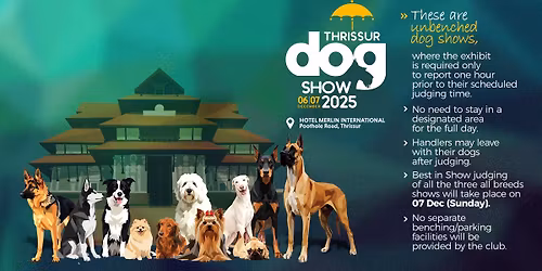 Thrissur Dog Show - 2025