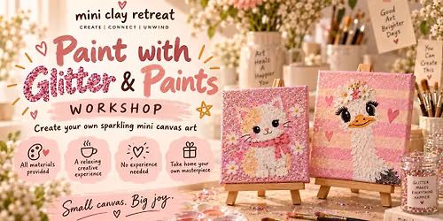 Paint with Glitter & Paints