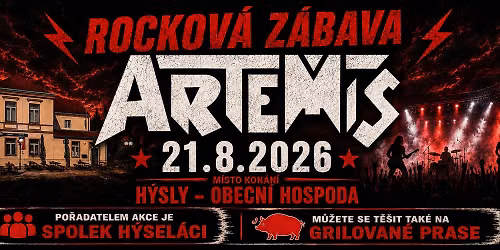 21.8.2026 | ARTEMIS | H\u00fdsly - Rockov\u00e1 z\u00e1bava