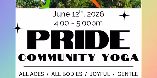 PRIDE Community Yoga
