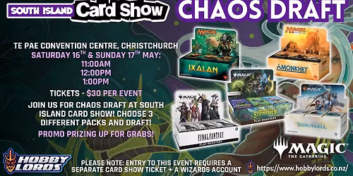 South Island Card Show - Magic: the Gathering Chaos Draft