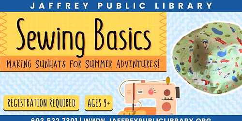 Sewing Basics: Making Sunhats!