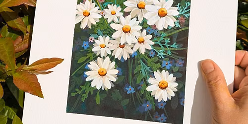 Painting Wildflowers in Gouache with Mozy Studios