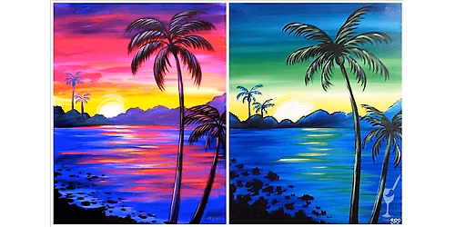 Neon Beach - Paint and Sip in New Braunfels | Classpop!\u2122
