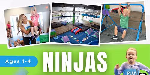 Ninjas Weekday Open Play at Ultimate Ninjas Academy!