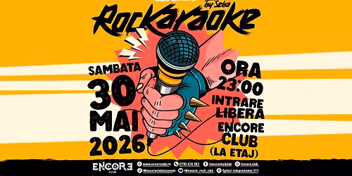 RocKaraoke @ Encore Club | 30.05.2026 | Ora 23:00