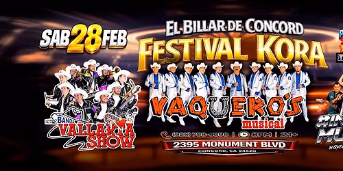 VAQUEROS MUSICAL, BANDA VALLARTA SHOW & MAS