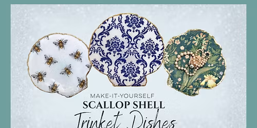 Scallop Shell Trinket Dishes