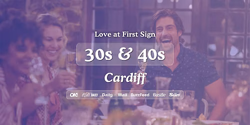 30s & 40s Singles Night at Bootlegger Cardiff| Love at First Sign