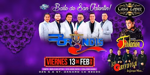 GRUPO BRYNDIS, GRUPO TENTACION & MAS