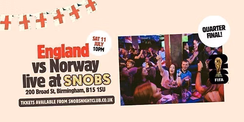 WORLD CUP QUARTER FINAL: ENGLAND VS NORWAY! \ud83c\udff4\udb40\udc67\udb40\udc62\udb40\udc65\udb40\udc6e\udb40\udc67\udb40\udc7f\ud83c\uddf3\ud83c\uddf4 SAT 11 JULY, 10PM KICK-OFF
