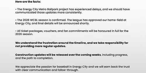 Fort McMurray Giants vs. Energy City Cactus Rats