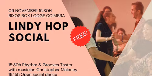 Lindy Hop Social @ Bixos (+ Taster Class with live musician Christopher Maloney)