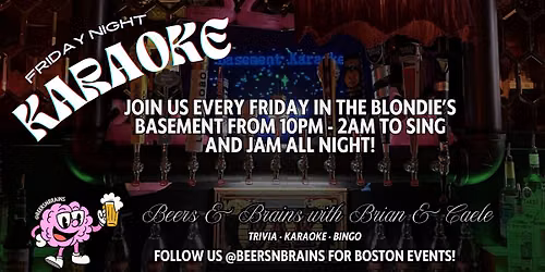 Karaoke Fridays at Blondie's