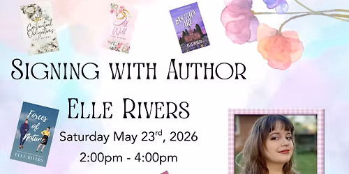 Signing Event with Author Elle Rivers
