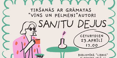 Tik\u0161an\u0101s ar gr\u0101matas "V\u012bns un pelme\u0146i" autori Sanitu Dejus