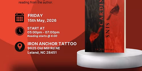 Cardinal Sins Book Launch at Iron Anchor Tattoo