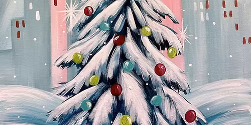 Paint and Sip: Christmas Time in the City