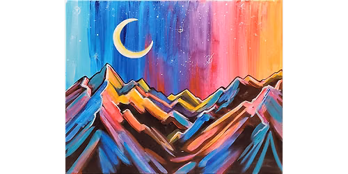 Colorful Mountains - Paint and Sip in Chicago | Classpop!\u2122