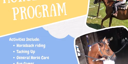 April Break Horsemanship program 20-24,2026