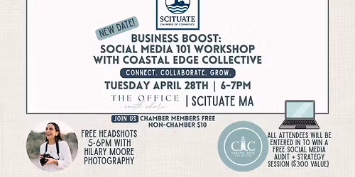 Business Boost Workshop: Social Media 101 with Coastal Edge Collective