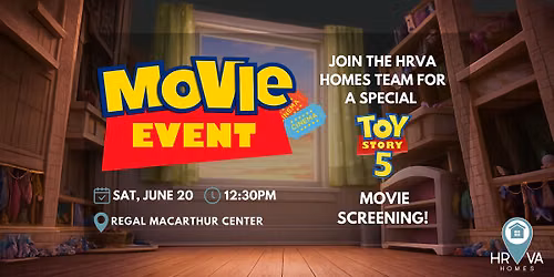 HRVA Homes Movie Event: Toy Story 5