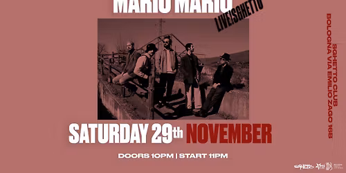 MARIO MARIO | Live! Sghetto