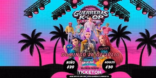 GUERRERAS K-POP EL ESPECTACULO 4:30PM