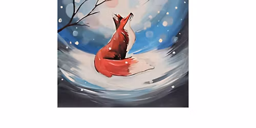 Acrylic Paint Party at Star Heights Rec Center- " Frosty Fox"