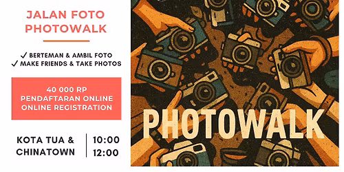 \ud83d\udcf8 Pertemuan ramah & sesi foto jalan-jalan \/ Make Friends & Photowalk Meetup