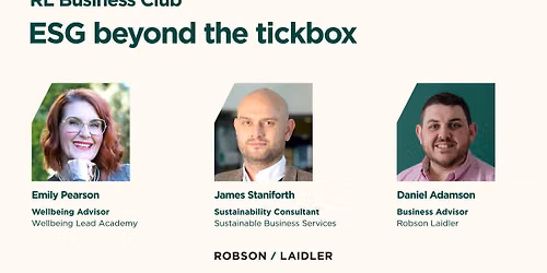 RL Business Club: ESG beyond the tickbox