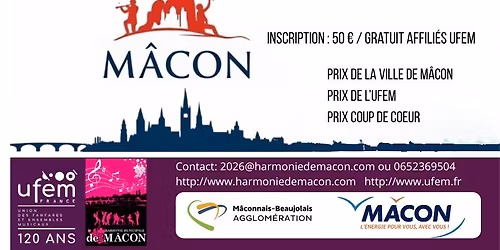 Joute musicale Ufem M\u00e2con vibre au son des orchestes